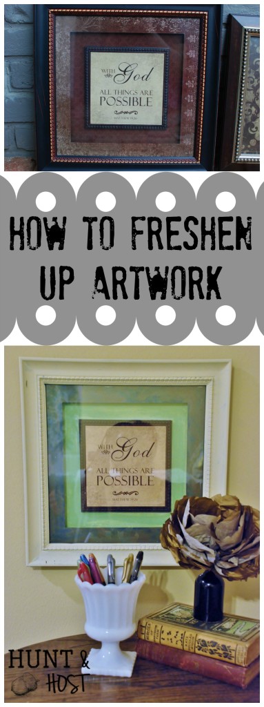 how to freshen up artwork
