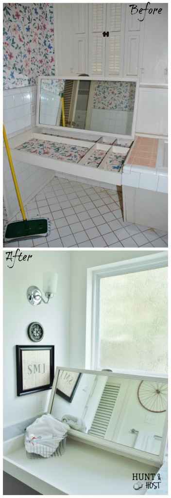 boys bathroom before and after