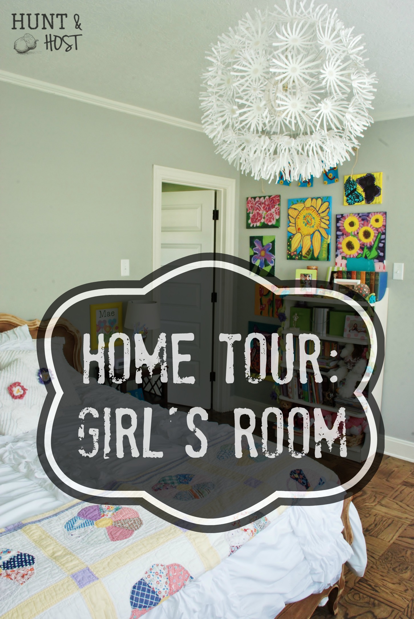Hunt & Host Home Tour: Girl's Bedroom - Salvaged Living