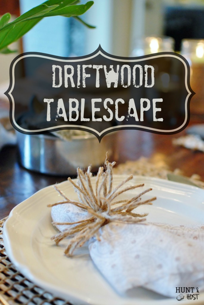 driftwood tablescape