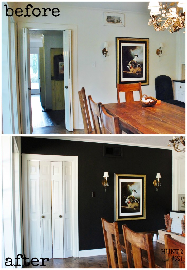black wall Painting tips tricks shortcuts hunt and host