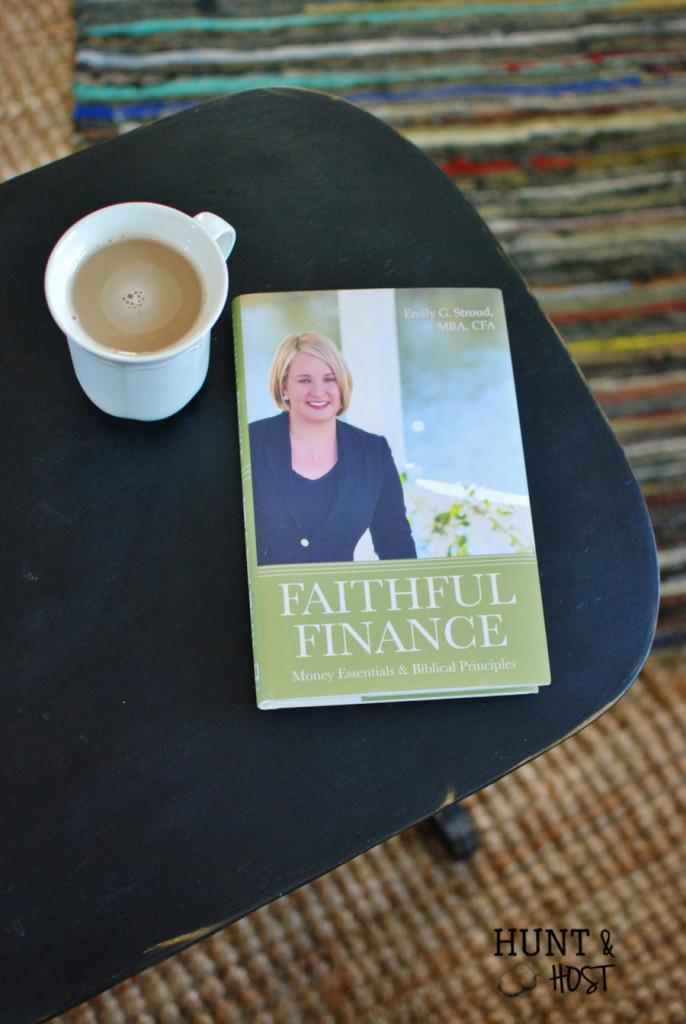No one says, "Hey. let's have coffee and talk about money" finances can be the boss of us. Come over as I chat with Emily Stroud, author of Faithful Finance over coffee and see how easy she makes talking about money! www.huntandhost.net