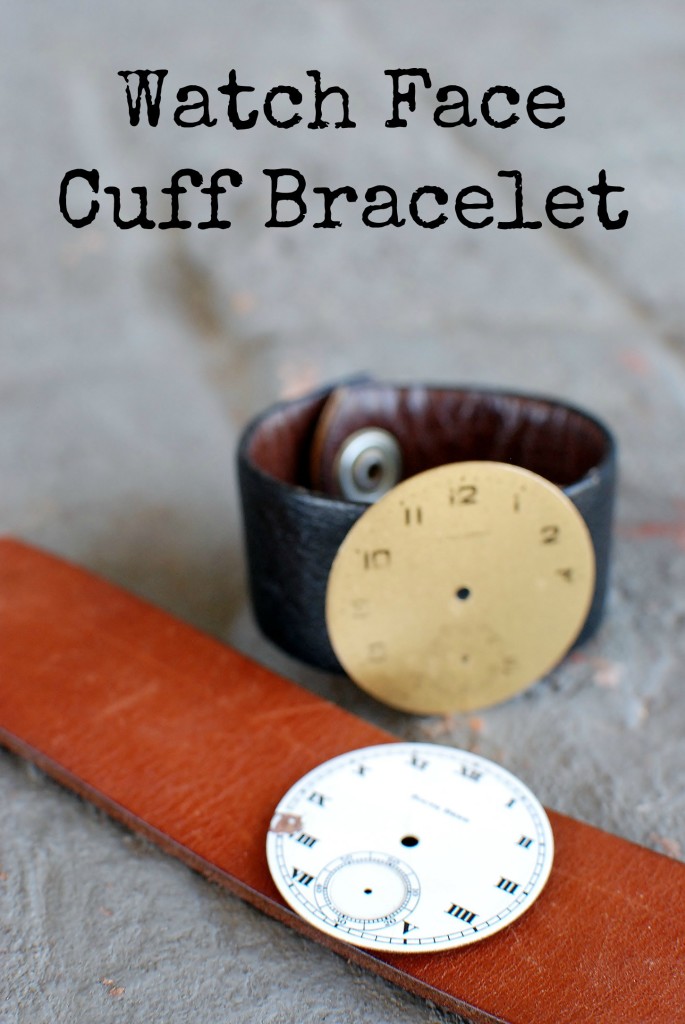 Watch Face Cuff Bracelet tutorial with a note about God's timing. 1 Corinthians 3:7 www.huntandhost.net