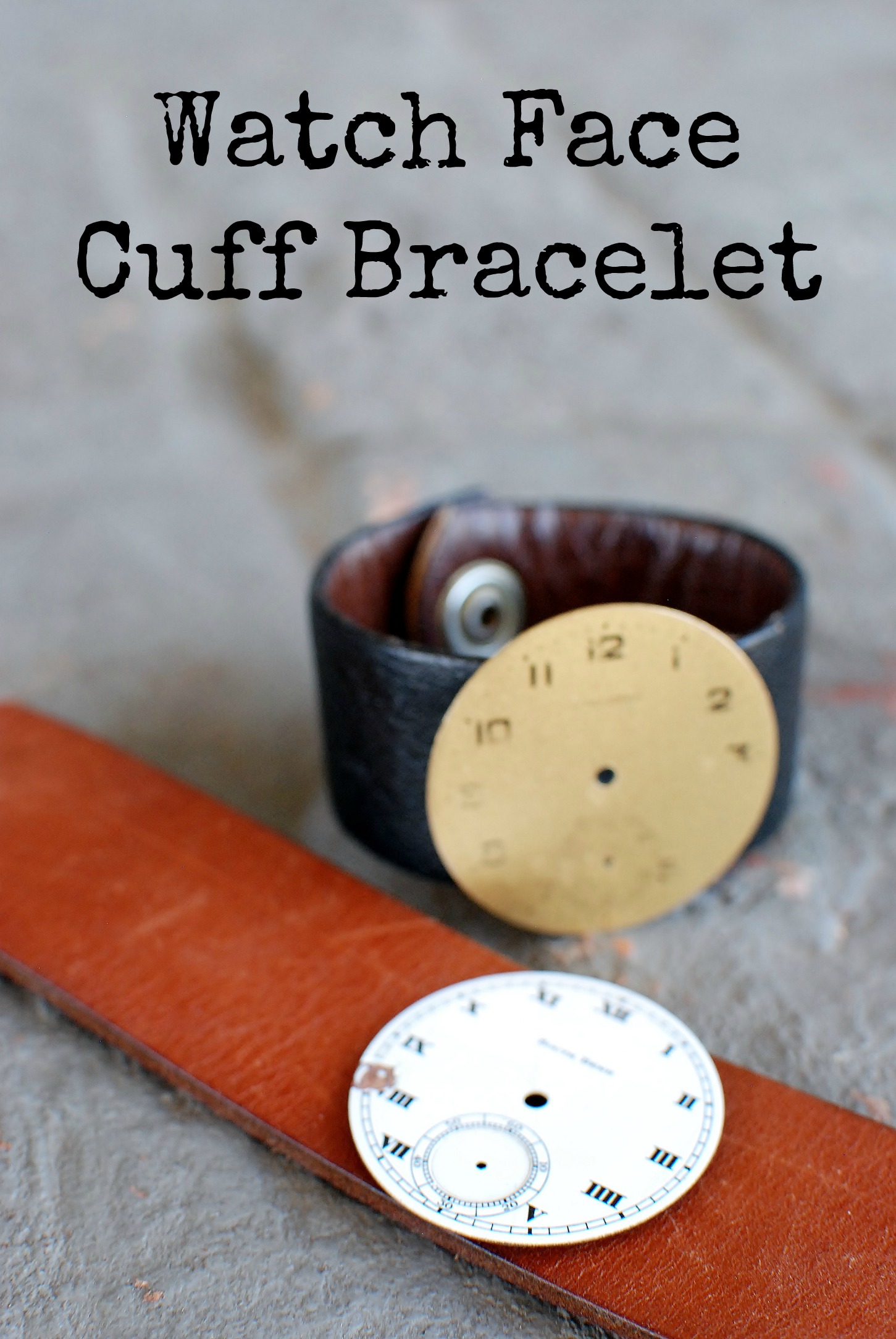 Watch Face Cuff Bracelet - Salvaged Living