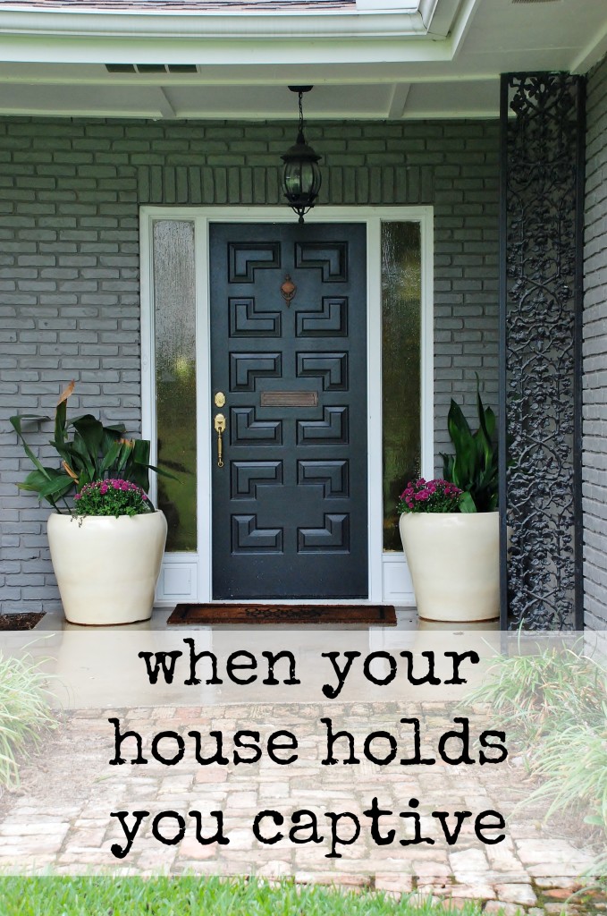 When your house holds you captive. Projects and tips to get you through the tough times. www.huntandhost.net