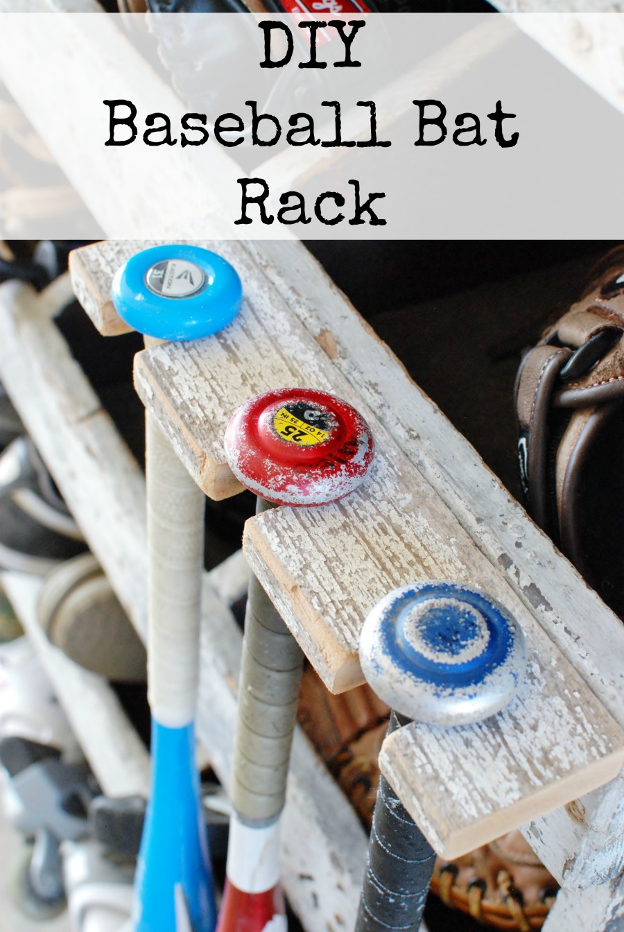 Diy Baseball Bat Rack Storage Solution, Baseball Bat Storage Ideas