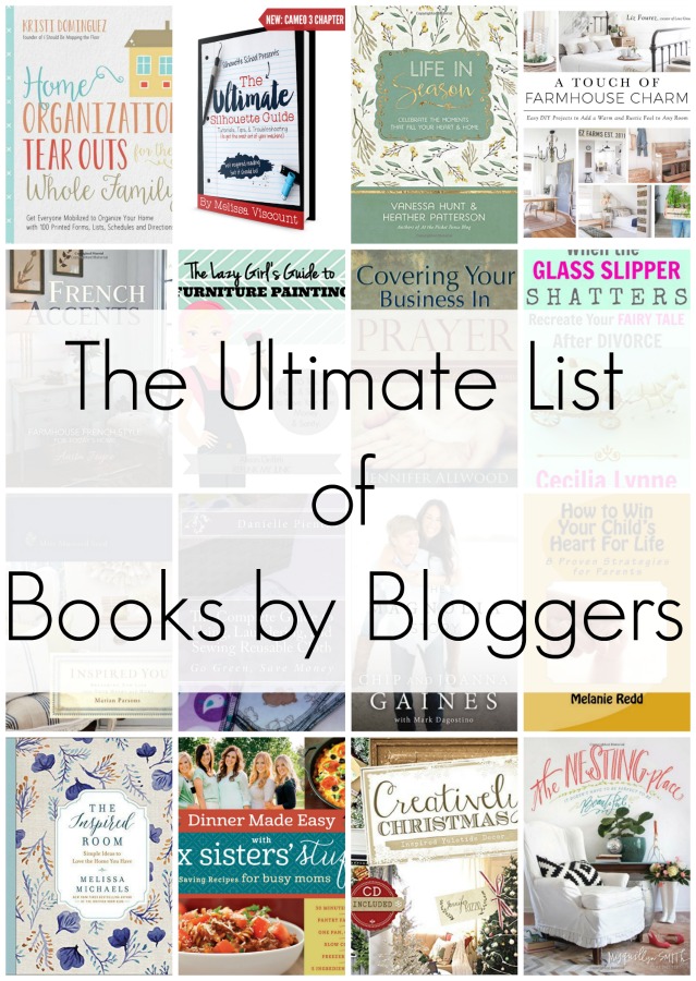 Books by Bloggers Gift guide. Buy the book then follow your favorite authors on their blog!