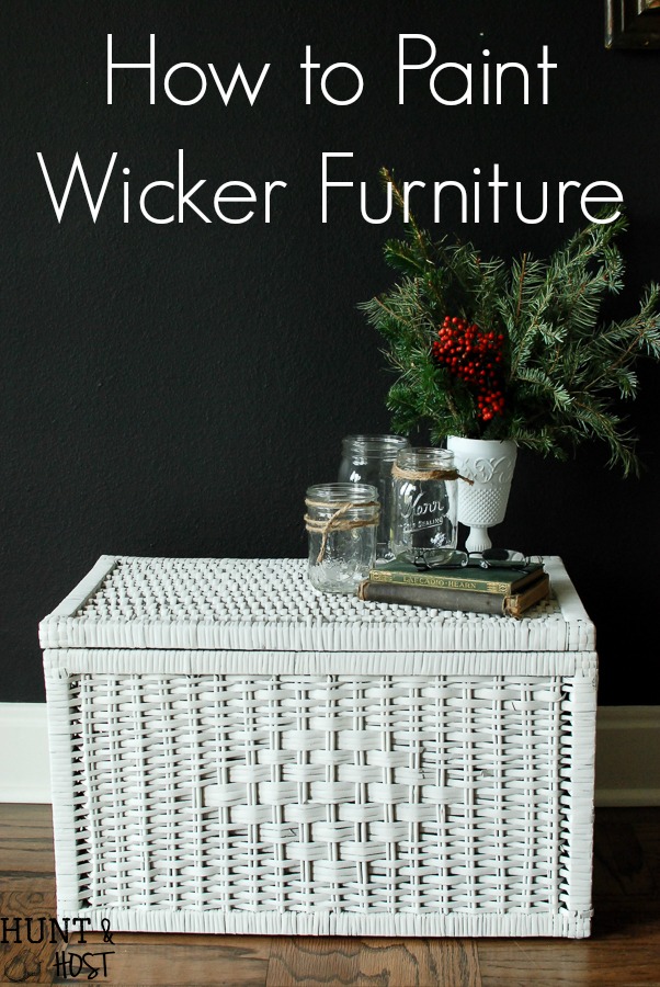 How to paint wicker the easy way. Painting rattan, wicker and cane furniture or accessories can be hard, but this tool makes it easy! DIY tutorial and instructional video for painting wicker here!