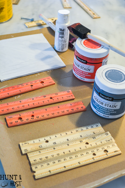 What a fun DIY from the dollar store, you have to see how she made wooden rulers into a solution for the kids fighting! And it's not a spanker ruler, lol! 