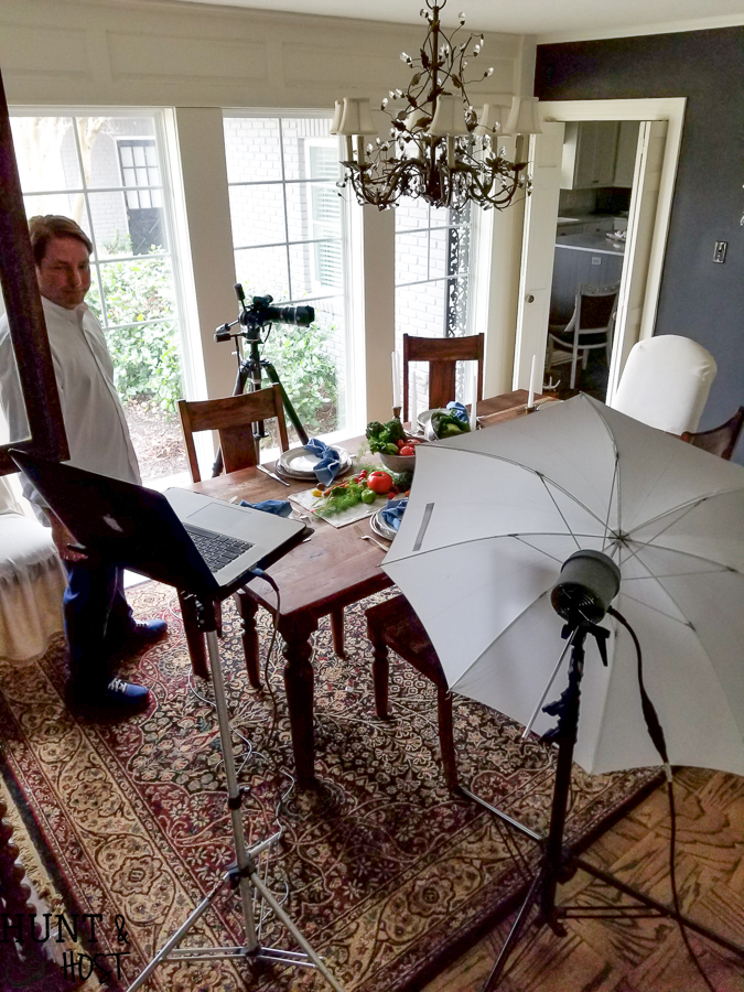 Behind the scenes of my Flea Market Décor cover feature