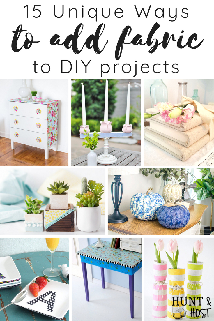15 Unique Ways to Add Fabric to DIY Projects - Salvaged Living