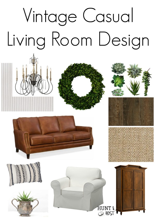 Why should I use a mood board? What is a mood board? See how a mood board helped me design a casual vintage living space I adore. #frecnchcountrylivingroom #moodboard #livingroomdesign #vintageliving #casuallivingroom
